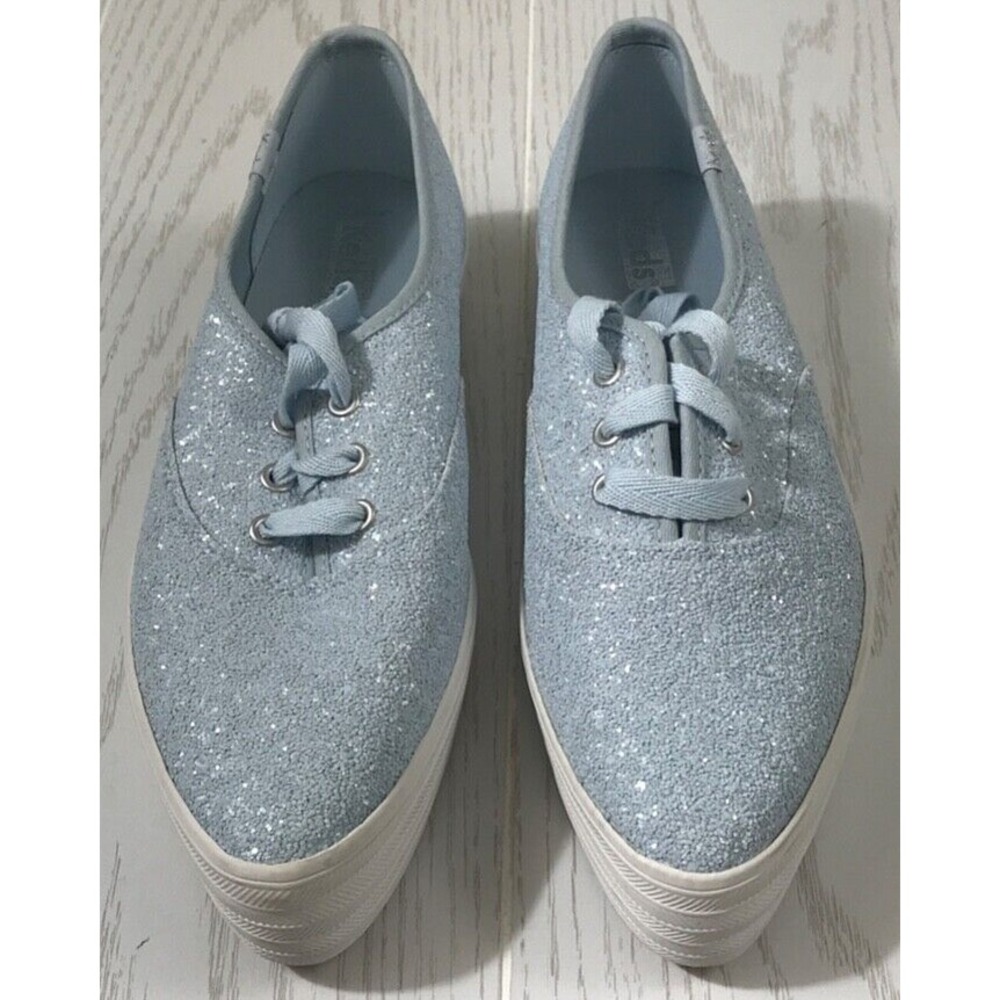 Keds Light Blue Glitter Sneakers